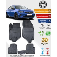 Oty Opel Corsa F 2019+ 3D Havuzlu Paspas