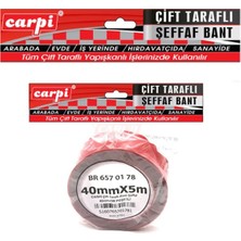 Çift Taraflı Silikon Bant 40MM x 5mt Pınuk Saksesuar