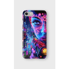 Karsu Design iPhone 7 Uyumlu Baskılı Şeffaf Telefon Kılıfı | Koleksiyon: Vaporwave Retro