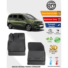 Oty Peugeot Rifter Panelvan 2019+ 3D Havuzlu Paspas