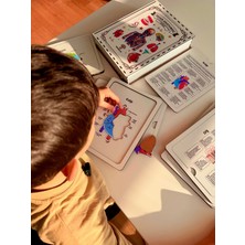 Montessori Insan Anatomi Kartları | Eğitici Vücut Organları Öğrenme Kartları