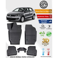 Oty Volkswagen Polo 5 2009+2017 3D Havuzlu Paspas