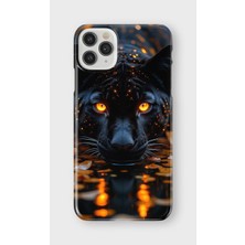 Karsu Design iPhone 11 Pro Max Uyumlu Baskılı Şeffaf Telefon Kılıfı | Koleksiyon: Minimal Black Panther