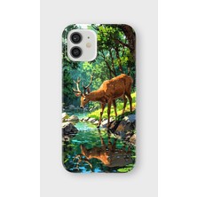 Karsu Design iPhone 12 Uyumlu Baskılı Şeffaf Telefon Kılıfı | Koleksiyon: Jungle Wildlife