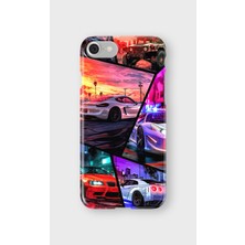 Karsu Design iPhone 8 Uyumlu Baskılı Şeffaf Telefon Kılıfı | Koleksiyon: Automobile Life Style