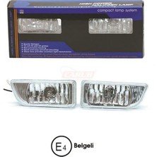 Sis Lambası 12V Yarım Toyota Tip Beyaz Set Pınuk Saksesuar