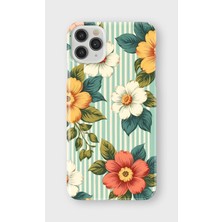 Karsu Design iPhone 11 Pro Uyumlu Baskılı Şeffaf Telefon Kılıfı | Koleksiyon: Vintage Floral