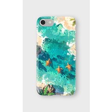 Karsu Design iPhone Se Uyumlu Baskılı Şeffaf Telefon Kılıfı | Koleksiyon: Minimalist Style 3