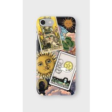 Karsu Design iPhone Se Uyumlu Baskılı Şeffaf Telefon Kılıfı | Koleksiyon: Tarot Cards