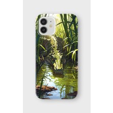 Karsu Design iPhone 12 Mini Uyumlu Baskılı Şeffaf Telefon Kılıfı | Koleksiyon: Jungle Wildlife