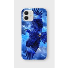 Karsu Design iPhone 12 Uyumlu Baskılı Şeffaf Telefon Kılıfı | Koleksiyon: Freedom Eagle