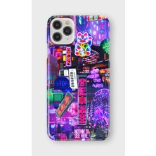 Karsu Design iPhone 11 Pro Uyumlu Baskılı Şeffaf Telefon Kılıfı | Koleksiyon: Neon Light Designs
