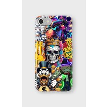 Karsu Design iPhone 7 Uyumlu Baskılı Şeffaf Telefon Kılıfı | Koleksiyon: Drip Art