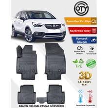 Oty Opel Crossland x 2017+ 3D Havuzlu Paspas