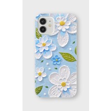 Karsu Design iPhone 12 Uyumlu Baskılı Şeffaf Telefon Kılıfı | Koleksiyon: Pastel Flower Patterns
