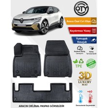 Oty Renault  Megane E+Tech 2022+ 3D Havuzlu Paspas