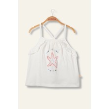 Lucky Baby Kids Kız Çocuk Paradise Baskılı Askılı T-Shirt