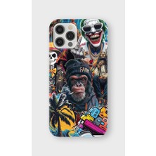 Karsu Design iPhone 12 Pro Uyumlu Baskılı Şeffaf Telefon Kılıfı | Koleksiyon: Drip Art