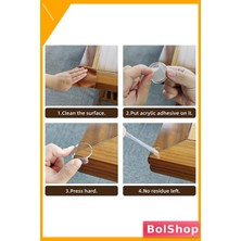 BolShop Bebek Güvenliği Için Şeffaf Mobilya Köşe Koruması