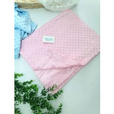 Mızmız Nohut Kabartma Tek Kat Battaniye Pembe