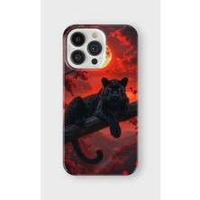 Karsu Design iPhone 13 Pro Max Uyumlu Baskılı Şeffaf Telefon Kılıfı | Koleksiyon: Minimal Black Panther