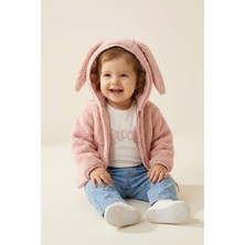 Lucky Baby Kids Kız Bebek Peluş Montlu 3'lü Takım