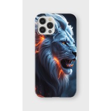 Karsu Design iPhone 12 Pro Uyumlu Baskılı Şeffaf Telefon Kılıfı | Koleksiyon: Majestic Lion