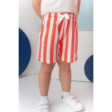 Lucky Baby Kids Unisex Çocuk Çizgili Şort