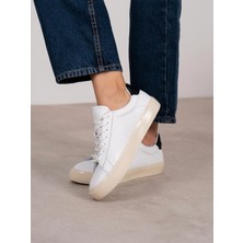 Ece'nin Butiği Nion Beyaz Hakiki Deri Kadın Spor Ayakkabi