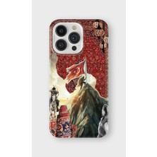 Karsu Design iPhone 14 Pro Uyumlu Baskılı Şeffaf Telefon Kılıfı | Koleksiyon: Göktürk Inscriptions