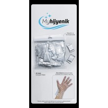 Home Şeffaf Eldiven 100 Adet Hışır Poşet Eldiven Kullan At Tek Kullanımlık Saç Boyama Eldiveni