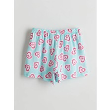 LC Waikiki Yeni Sezon Beli Lastikli Barbie Baskili Kiz Cocuk Pijama Sort