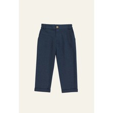 Lucky Baby Kids Erkek Çocuk Ince Kaşe Klasik Pantalon - Lacivert