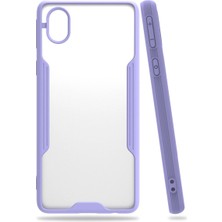 Hsc Bilişim Galaxy A01 Core Kılıf Platin Silikon - Lila