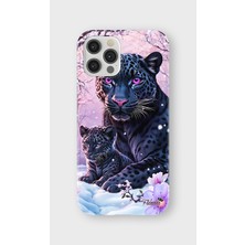 Karsu Design iPhone 12 Pro Uyumlu Baskılı Şeffaf Telefon Kılıfı | Koleksiyon: Minimal Black Panther