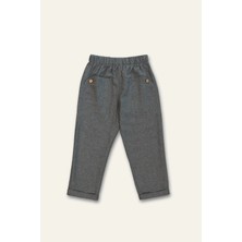 Lucky Baby Kids Erkek Çocuk Cepli Dokuma Pantolon - Fume