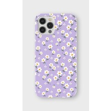 Karsu Design iPhone 12 Pro Uyumlu Baskılı Şeffaf Telefon Kılıfı | Koleksiyon: Soft Daisy