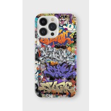 Karsu Design iPhone 16 Pro Uyumlu Baskılı Şeffaf Telefon Kılıfı | Koleksiyon: Grafitti Street Art