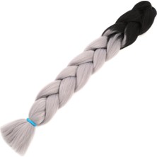 Bigelal Afrika Örgülük Sen Ombreli 100 Gr. / Siyah / Orta Ton Gri