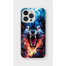 Karsu Design iPhone 15 Pro Uyumlu Baskılı Şeffaf Telefon Kılıfı | Koleksiyon: Alpha Wolf