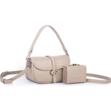 Vera Çanta Nas Bag Premium Seri Mini 2li Set Çapraz El ve Cüzdan Seti