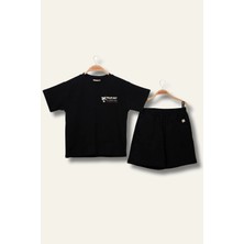 Lucky Baby Kids Erkek Çoçuk Sörf Baskılı T-Shirt Kısa Şort Takım