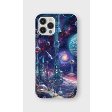 Karsu Design iPhone 12 Pro Max Uyumlu Baskılı Şeffaf Telefon Kılıfı | Koleksiyon: Cyberpunk Theme