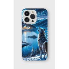 Karsu Design iPhone 15 Pro Uyumlu Baskılı Şeffaf Telefon Kılıfı | Koleksiyon: Alpha Wolf