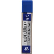 Faber-Castell Faber Castell 2b 0.7 75 mm Super Fine Min Kalem Ucu 3 Adet