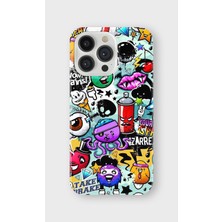 Karsu Design iPhone 13 Pro Max Uyumlu Baskılı Şeffaf Telefon Kılıfı | Koleksiyon: Grafitti Street Art