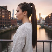 Bigelal Fiber Sen Sihirli At Kuyruğu / Orta Kumral