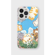 Karsu Design iPhone 14 Pro Max Uyumlu Baskılı Şeffaf Telefon Kılıfı | Koleksiyon: Anime Animal Characters