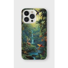 Karsu Design iPhone 14 Pro Max Uyumlu Baskılı Şeffaf Telefon Kılıfı | Koleksiyon: Jungle Wildlife