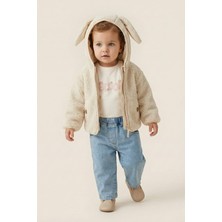 Lucky Baby Kids Kız Bebek Peluş Montlu 3'lü Takım